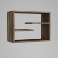 Raft pentru perete Tino, Tera Home, 60x19.5x44 cm, maro inchis