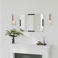 Oglinda decorativa, Neostill, Pera, 50x70 cm, Negru