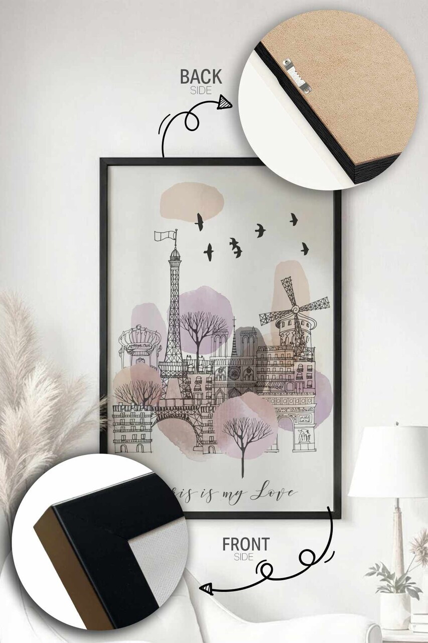 Tablou decorativ, Artplstksyh19, Polistiren, MDF (Grosime: 5 mm), Multicolor - view 4