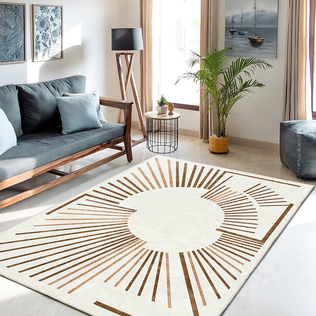 Covor, Infkece11, 160x230 cm, Crem — imaginea 2