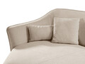 Coltar stanga 5 locuri, Hailey, Micadoni Home, 292x138x79 cm, tesatura boucle, bej inchis