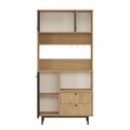 Dulap multifunctional, Locelso, RE4-SA, Stejar / Antracit