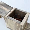 Dispenser bauturi, Evila Originals, DSP005, 32x30x14 cm, Nuc / Aur