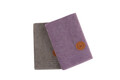 Set prosoape de baie 2 piese, Beverly Hills Polo Club, 410, Bumbac, Gri/Mov