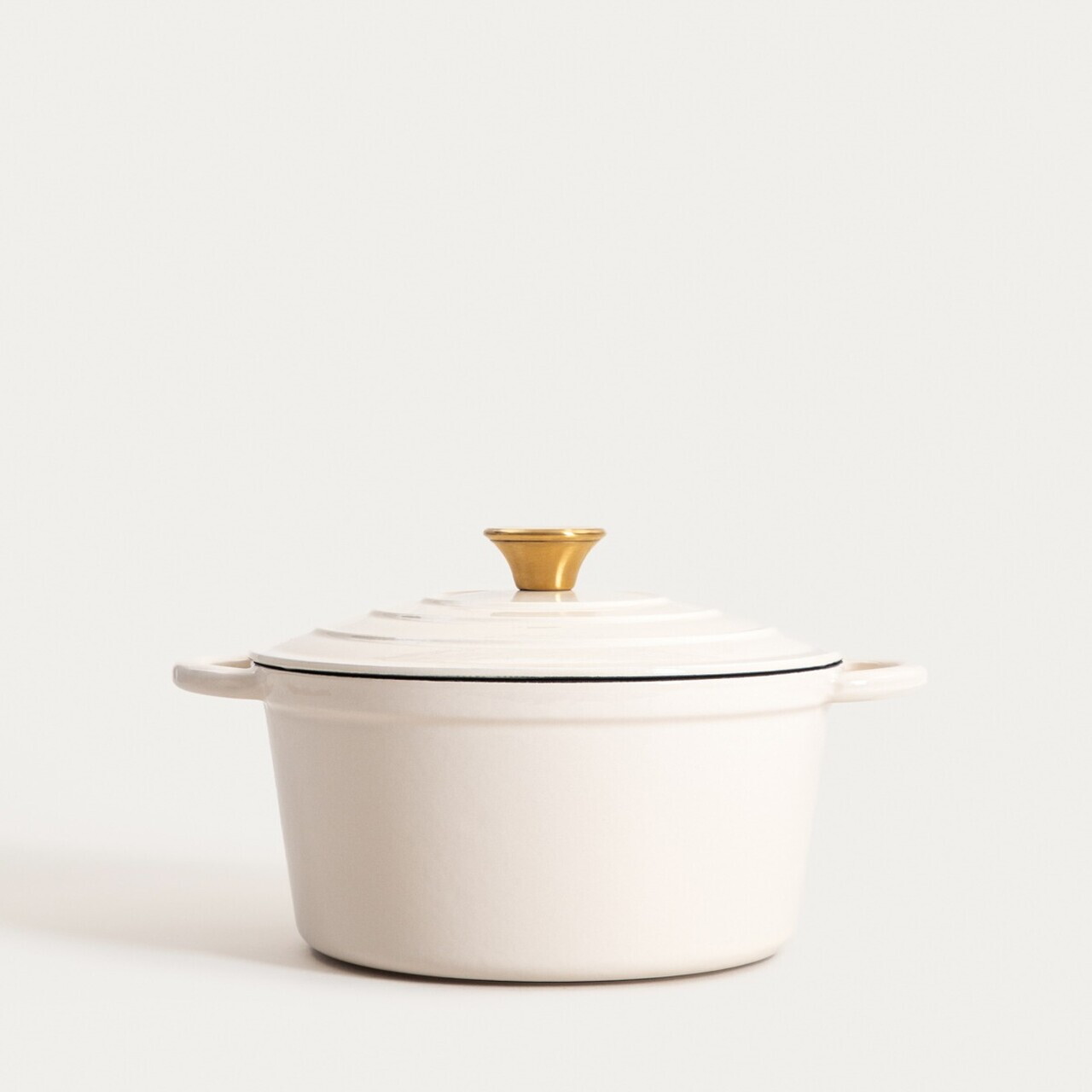 Oala Andreas, Homla, 24 cm, 4 L, fonta, crem - view 2