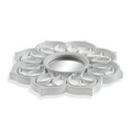 Set 3 oglinzi decorative Ferguson, Versa, 25 x 25 cm, plastic, alb