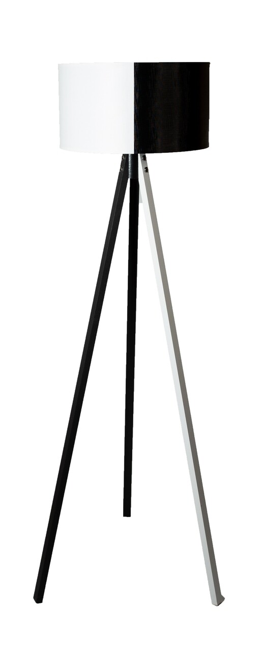 Lampadar Casa Parasio, 38x42x145 cm, 1 x E27, 60 W, alb/negru