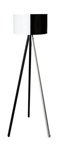 Lampadar casa parasio, 38x42x145 cm, 1 x e27, 60 w, alb/negru