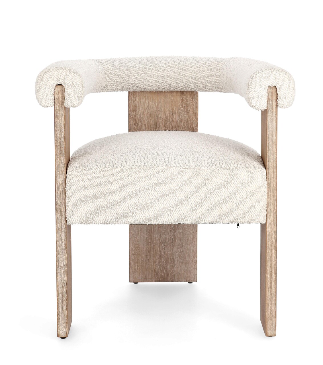 Scaun Agape, Bizzotto, 70 x 60 x 71 cm, lemn de pin/poliester Boucle, natural - 1 | YEO