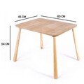 Masa pentru copii, Rosewood, BLTYZ-AKTV051, 45x54x60 cm, Stejar