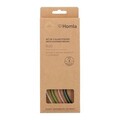 Set 4 paie pentru bauturi Rijo, Homla, sticla/metal/plastic, multicolor