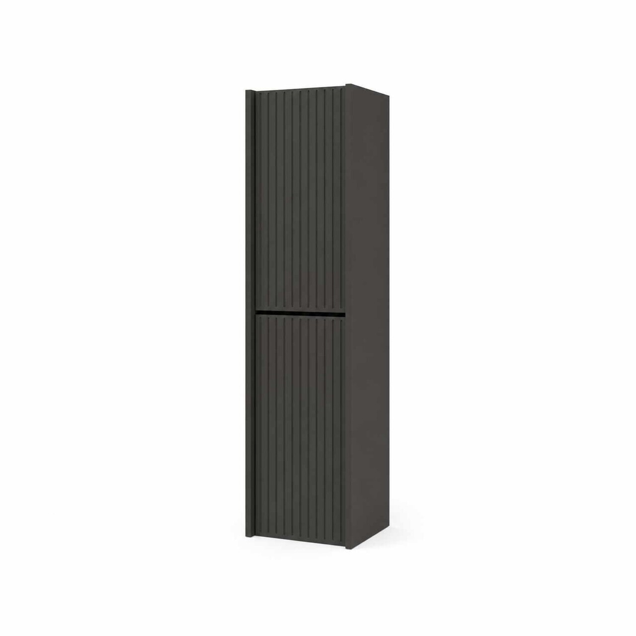 Dulap de baie, Hanah Home, Capella, 34x138x32 cm, MDF, Gri - view 5