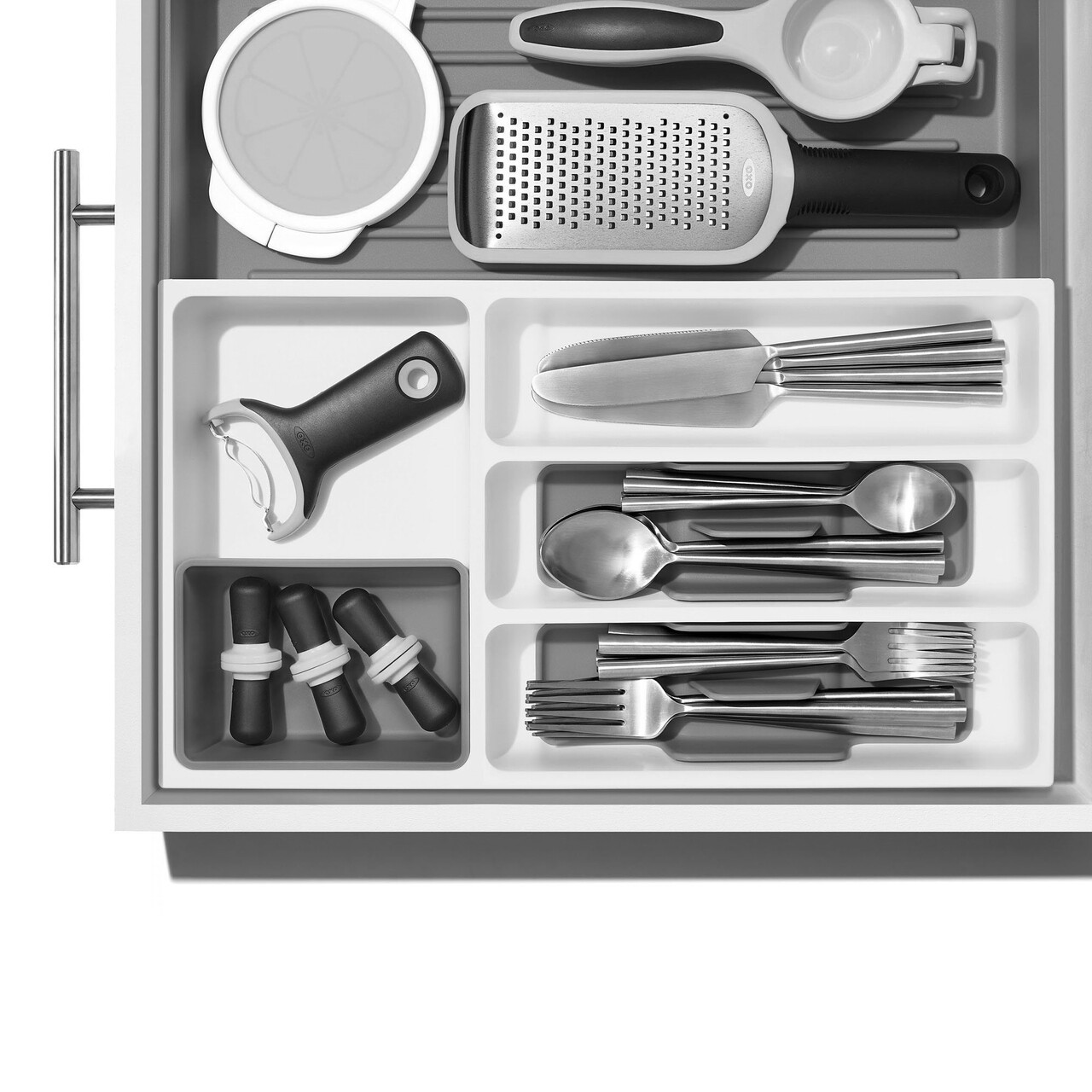 Organizator extensibil pentru sertar, plastic, 25-45,9 cm, "Good Grips" - OXO - imagine 18