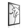 Tablou decorativ, Pinch Mood, Dimensiune: 20 x 25 cm, Alb/Negru