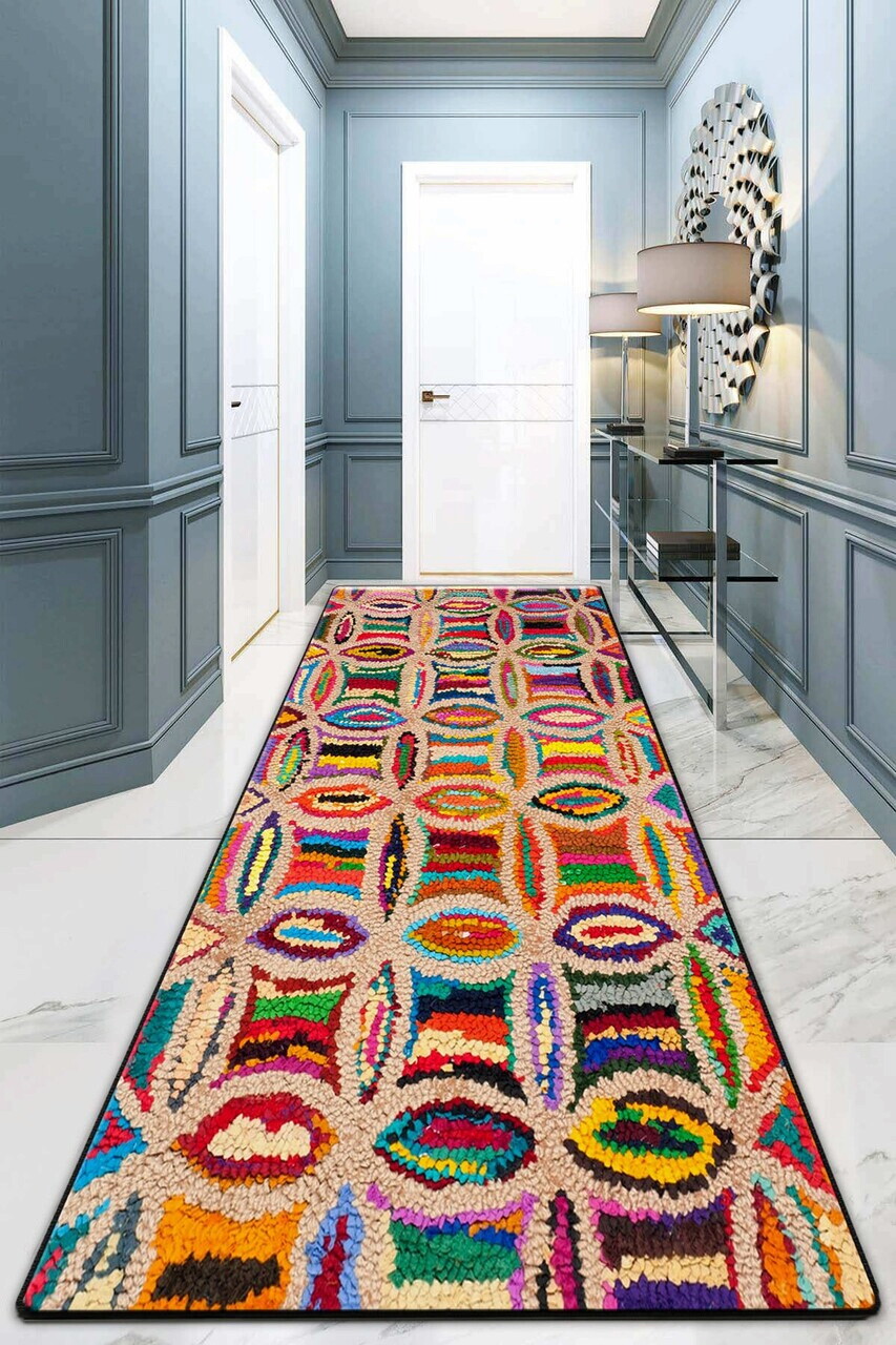 Covor, Circulo Djt, 80x200 cm, Multicolor