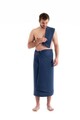Set prosoape de baie, DC Home, Muslin, Bumbac, Albastru navy
