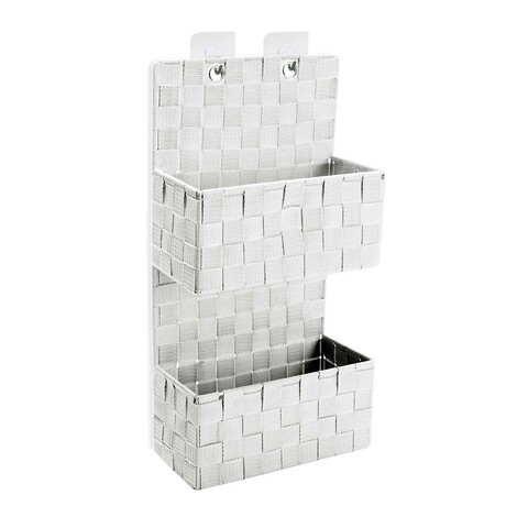 Cos de depozitare suspendat esther, versa, 22x11.5x48 cm, alb