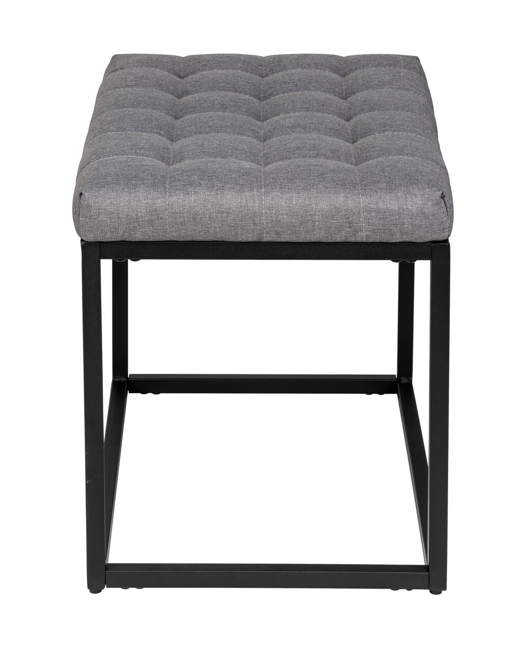 Bancuta, Wenko, Amandola, 59 x 45.5 x 39 cm, metal/poliester, gri/negru - 1 | YEO