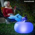 Taburet gonflabil cu LED Multicolor si Telecomanda Pulight, InnovaGoods, RBG, Ø50 x 30 cm