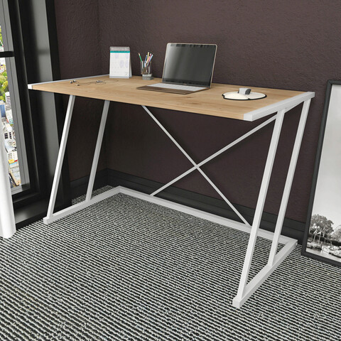 Birou, retricy, adelaide, 114x60x75 cm, pal, stejar alb