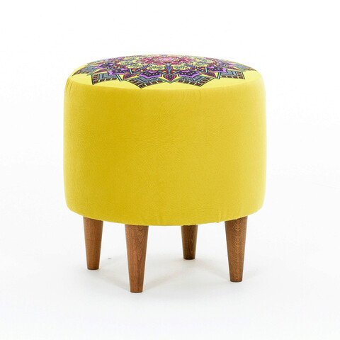 Bancheta, balcab home, 825blc1447, lemn de fag / mdf, galben / verde / violet / liliac / roz / albastru