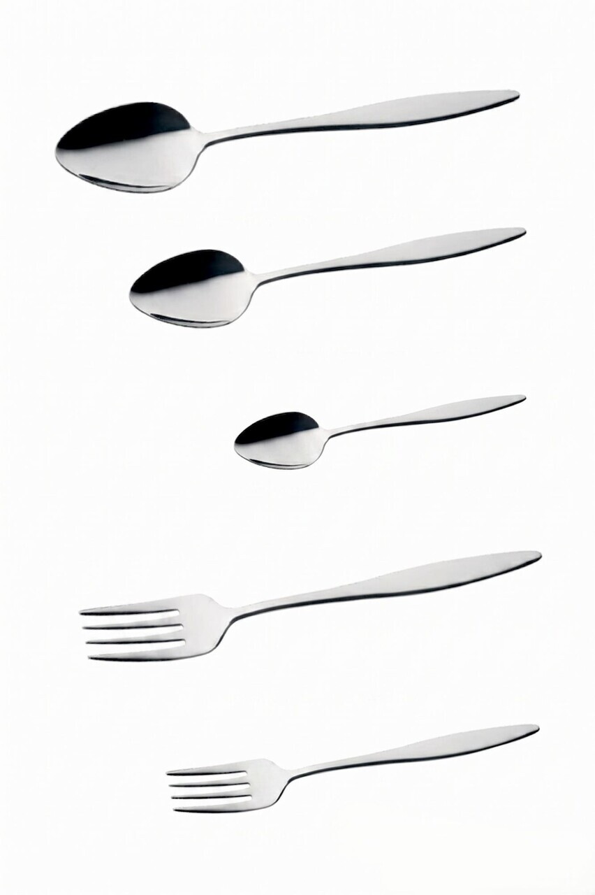 Set tacamuri, Hermia, 311MBL1701, Inox, Furculiță de masă: 20,2 x 1,4 cm (12 bucăți), Argintiu - view 2