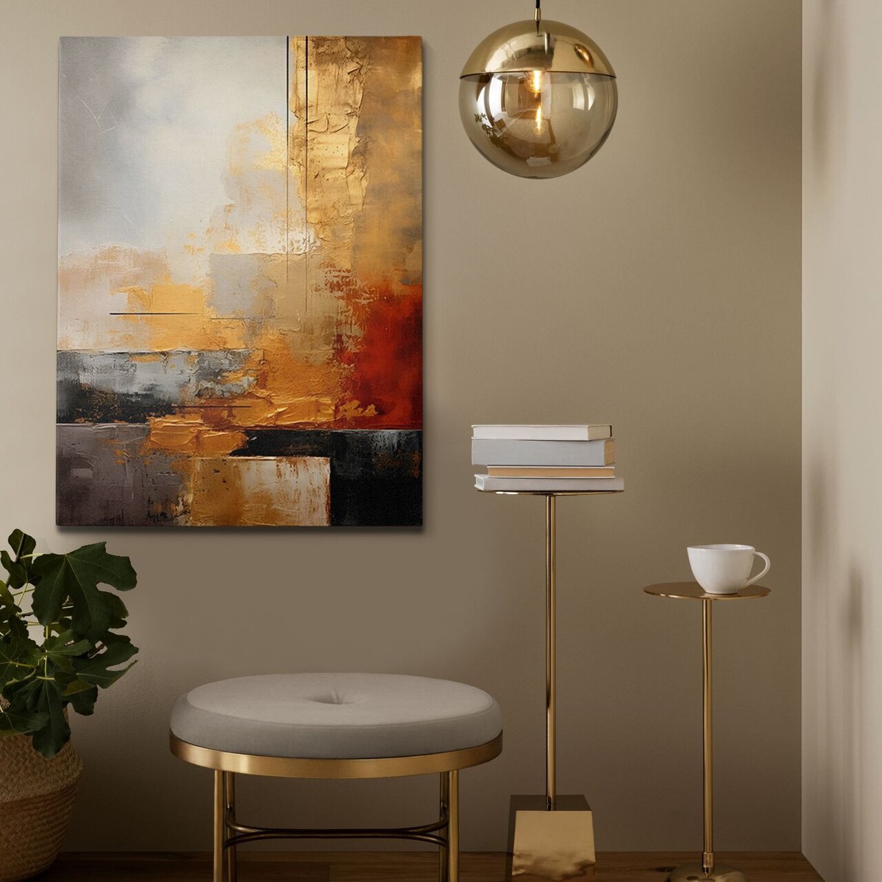 Tablou decorativ KNV10097 Cadru: 100% LEMN (grosime: 3 cm) Multicolor