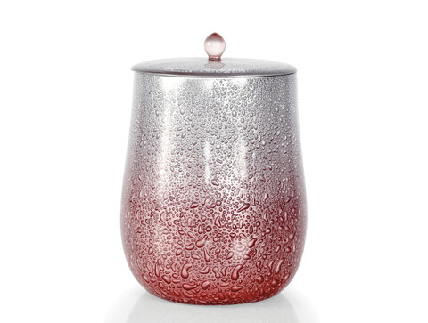 Cutie depozitare, drop, 20x20x27 cm, polirasina, coral