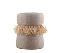 Taburet, Fluffe, 209FLF1342, 50% Bumbac / 50% Catifea, Maro