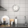 Ceas de perete Harper, Versa, Ø30 cm, argintiu