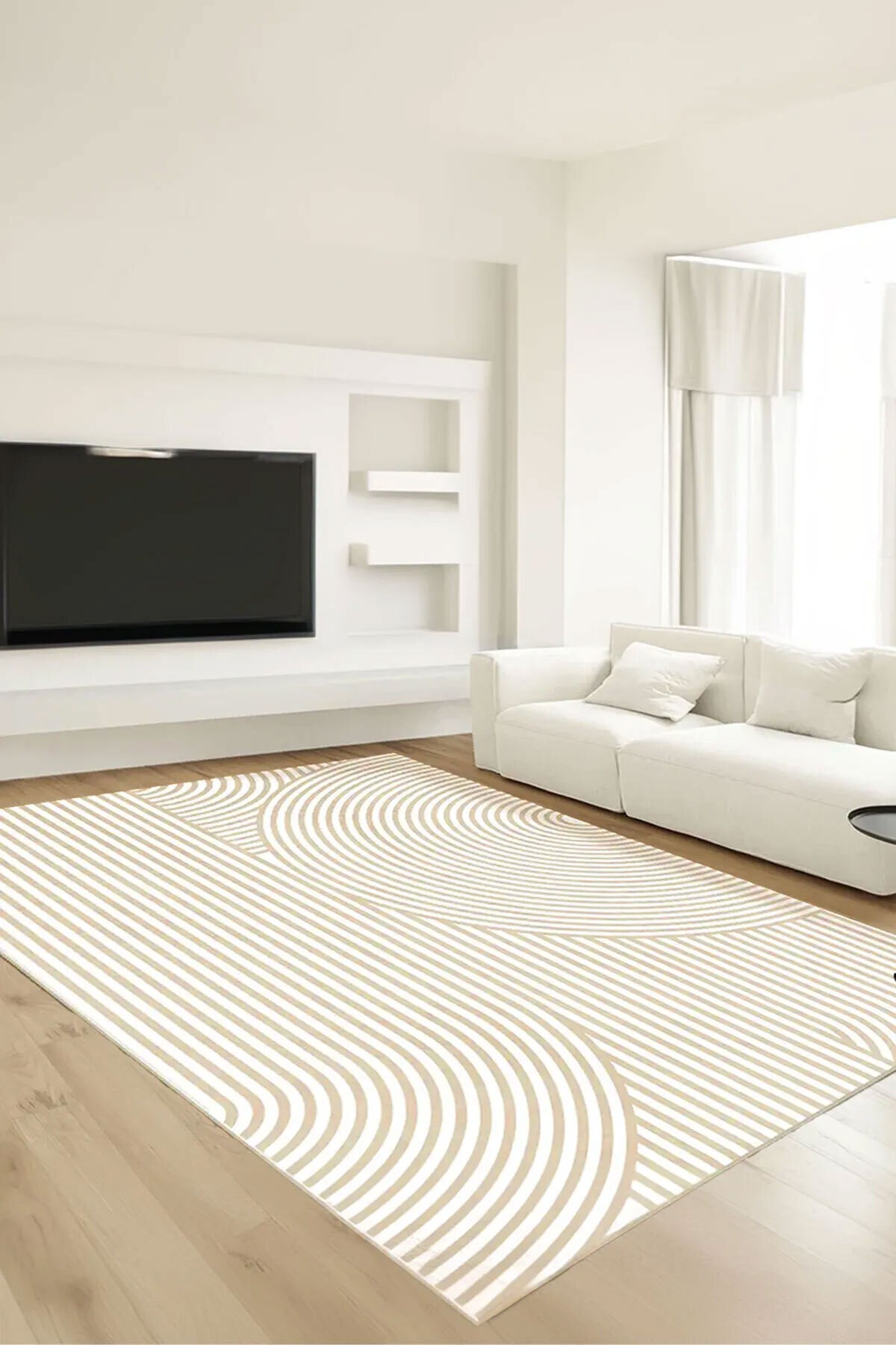 Covor, CLR-7301-HALI-2, 60x150 cm, Poliester, Bej