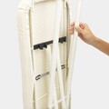 Masa de calcat, Brabantia B, PerfectFlow Bubbles, 124x38 cm, 7 pozitii de reglare, cu suport statie de calcat, polipropilena/otel/bumbac