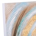 Tablou decorativ, Circles, Creaciones Meng, 80x80 cm, canvas/lemn de brad