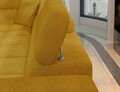 Coltar extensibil dreapta 4 locuri ELTAP, ERI-04, Eridano, 275x202x88 cm, lemn/poliester, galben