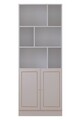 Corp biblioteca, Rabi, Rb-089, 70x180x40 cm, Alb mat