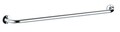 Suport pentru prosoape Basic, Wenko, 86x9.5x6 cm, inox, argintiu lucios