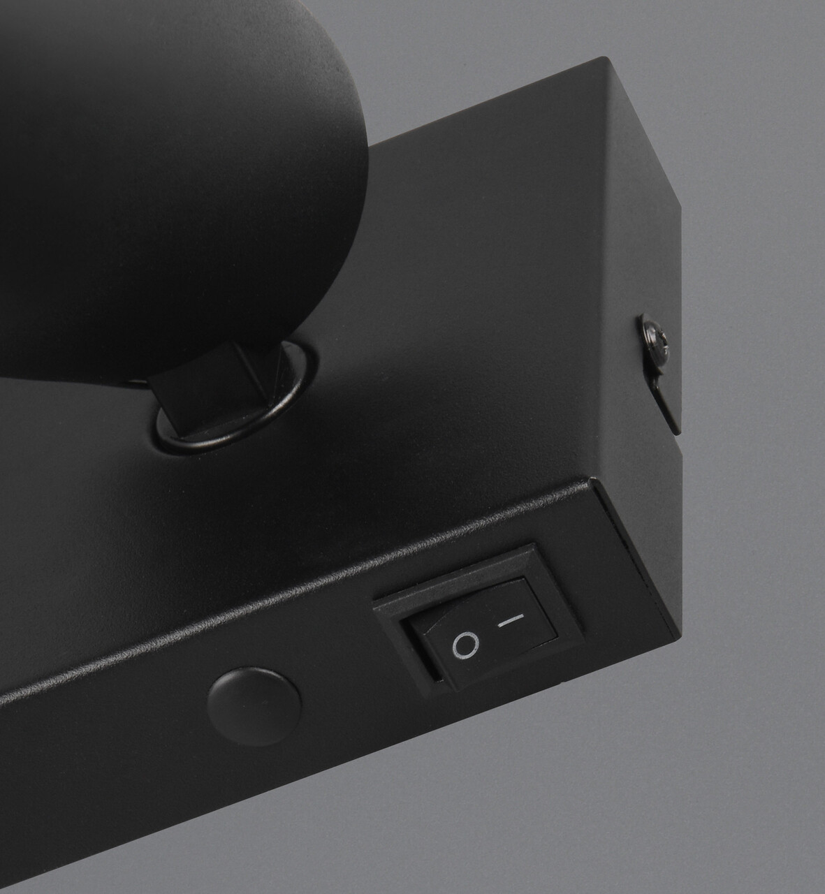 Aplica de perete Sharp, TRIO, 10x15.5x10 cm, 10W, 1x GU10, metal, negru mat
