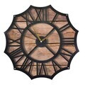 Ceas de perete, MET-MDF-UYART-2087, Dimensiune: 50 x 50 cm, Negru