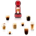 Espressor cu capsule, Krups NDG Infinissima, 1500 W, 15 bari, capacitate rezervor 1.2 L, rosu