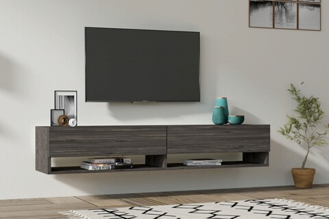 Comoda tv, asse home, arges , 141x31x30 cm, antracit