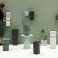 Cos de gunoi, Brabantia, Sort&Go, 3 L, 13.9x18.8x18.1 cm, polipropilena, gri deschis
