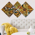 Set 4 tablouri decorative, 4MDF264363845, MDF, Imprimat UV, Multicolor
