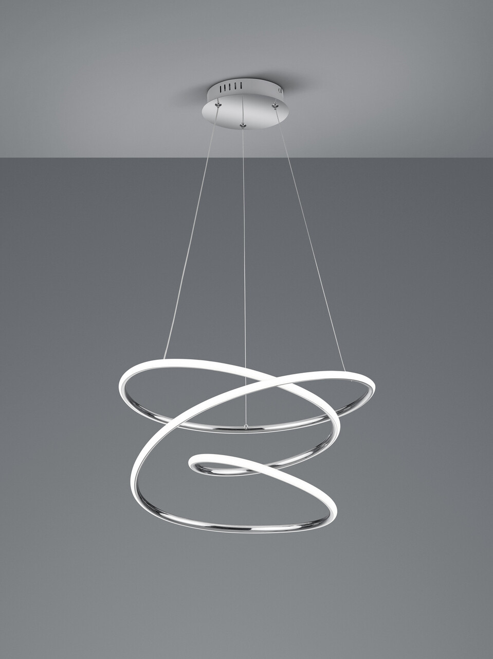 Lustra Bologna, RL, 50x150 cm, 36W, 1x SMD LED, metal, argintiu