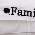 Cos de rufe cu roti, Family, Creaciones Meng, 38x38x55 cm, metal/poliester, alb