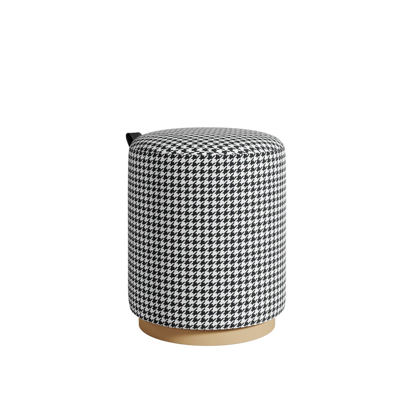 Taburet, Atelier del Sofa, 774BNT1105, Cadru: PAL BRUT/PLOP, Alb/Negru - view 8