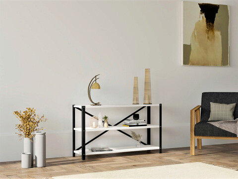 Corp biblioteca, puqa design, derby, 103x60x29.5 cm, pal, alb