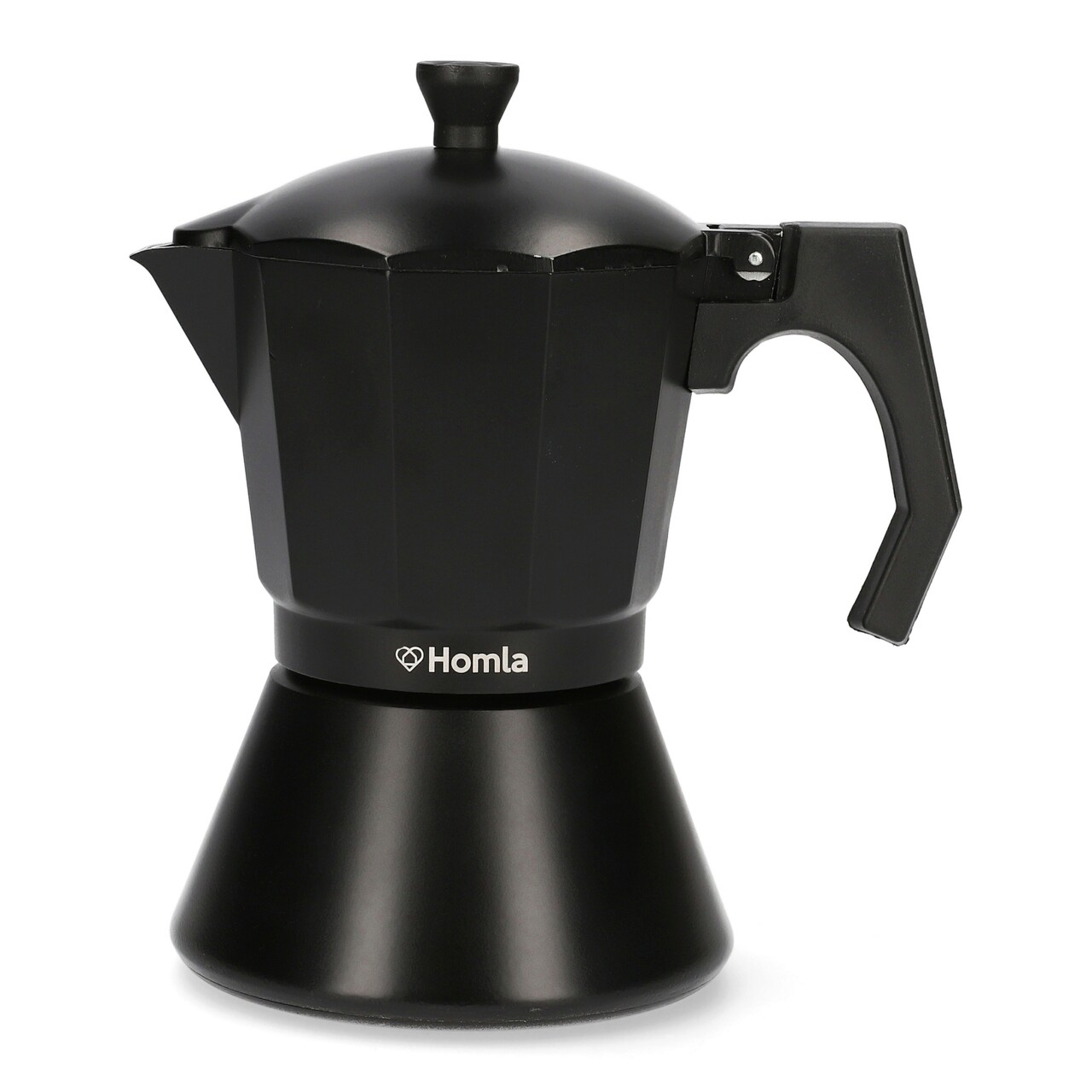 Filtru cafea Mia, Homla, 12x18 cm, 6 cesti, aluminiu, negru - 1 | YEO