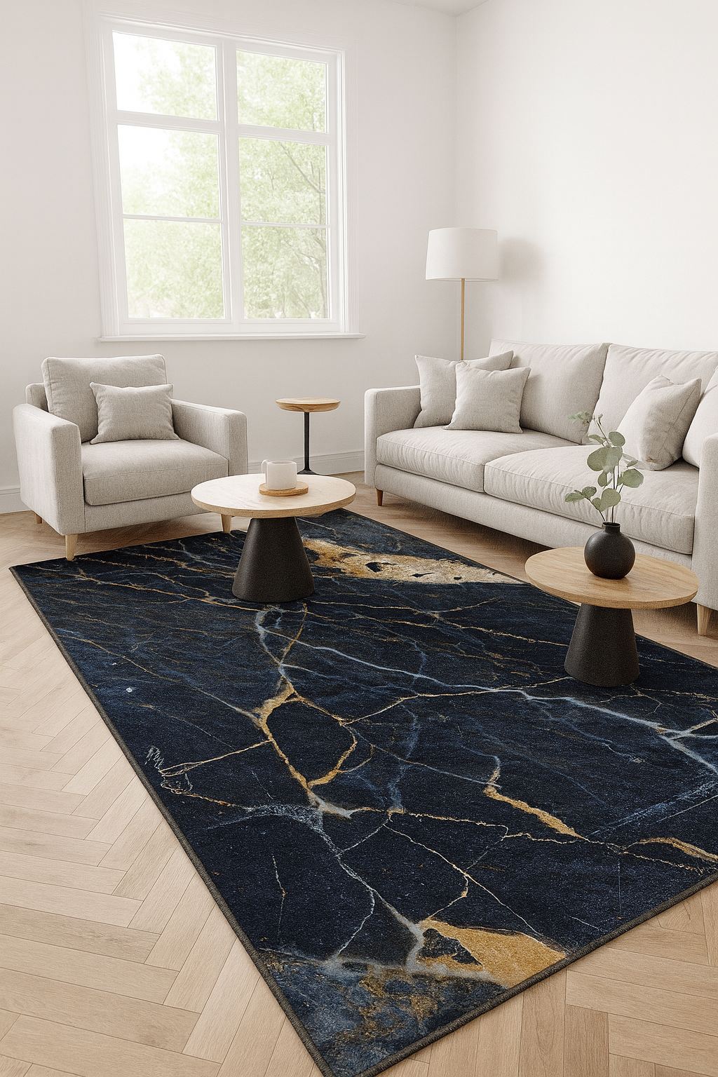 Covor, HM-CRP25-10, 100x140 cm, Poliester, Multicolor