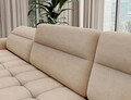 Coltar extensibil stanga 4 locuri ELTAP, LT-18TOS, Berrto, 306x165x100 cm, lemn/poliester, bej deschis