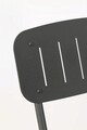 Set mobilier de gradina 3 piese Yvonne, Bizzotto, otel, finisaj mat, gri carbune